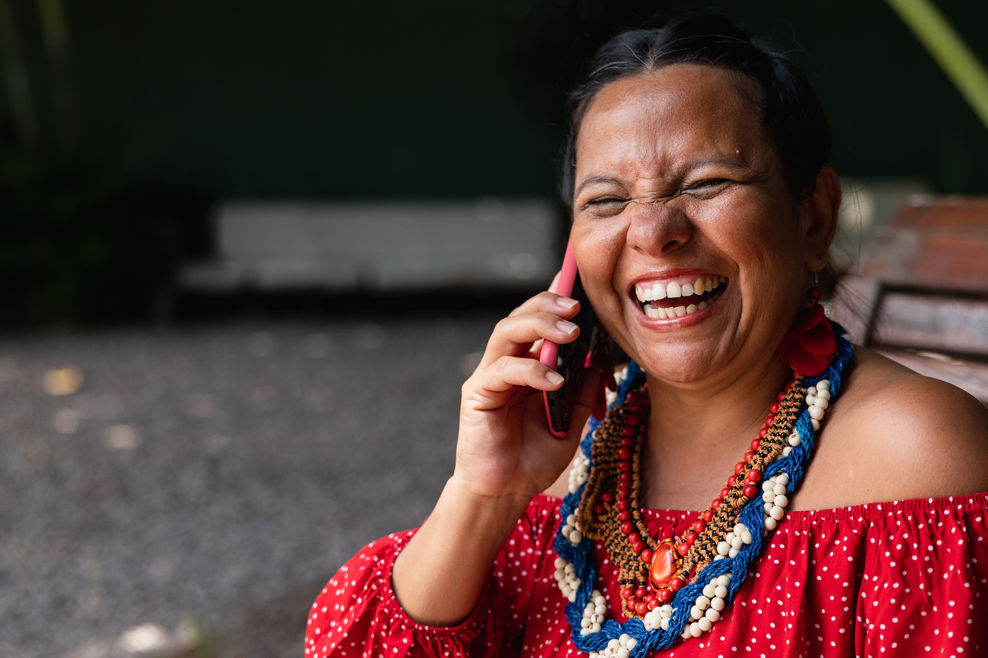 Brazilian Women Woman on a Phone Call